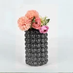 NIH BLACK BUBBUL CERAMIC VASE