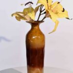 NATURE INTERIOR HUB CERAMIC GLASS FINISH VASE.