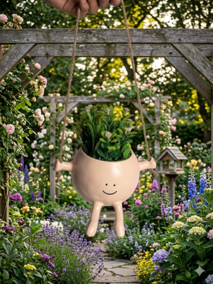 NIH hanging Smile Planter For out Door