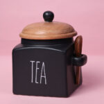 NIH Hand made Ceramic Black Tea Jar