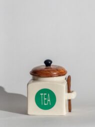 NIH White Ceramic Tea Jar - Image 2