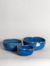 Blue Ceramic 3 set of Boule - Image 2